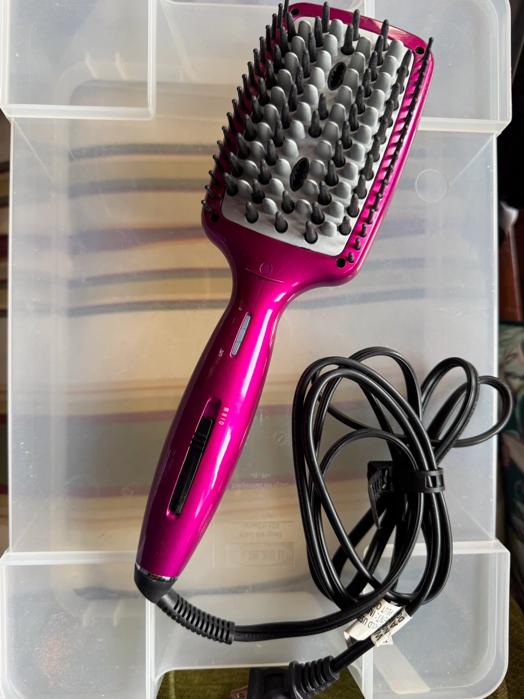 Conair Infiniti Pro Heated Hair Straightening Brush - Pink