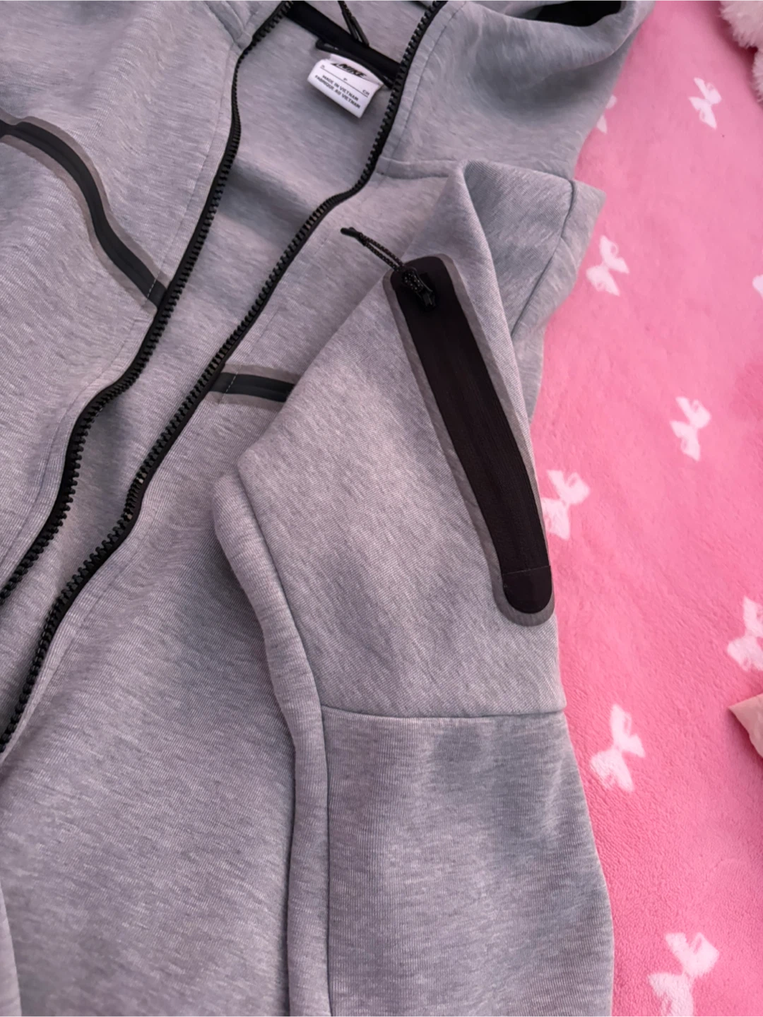 Nike Tech Fleece Full Zip Hoodie Grey Size S - photo 4