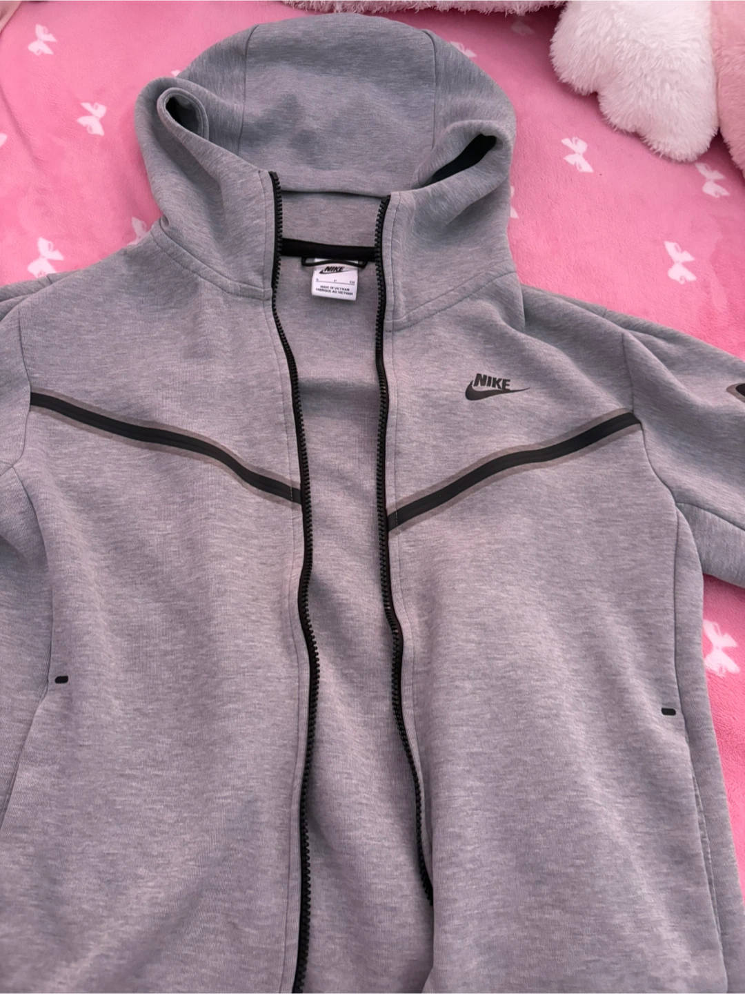 Nike Tech Fleece Full Zip Hoodie Grey Size S