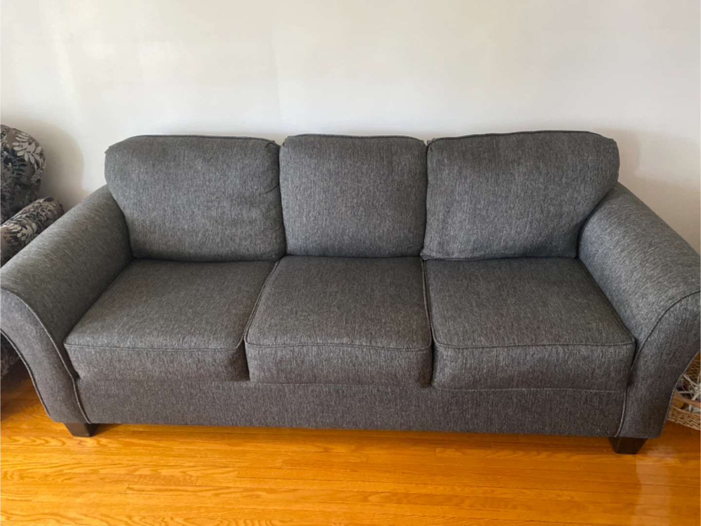 Dark Grey 3-Seater Sofa