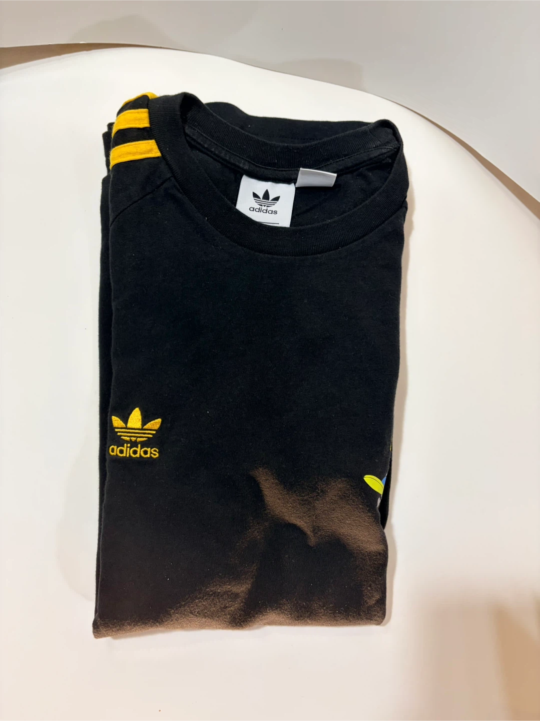 Men’s Adidas x The Simpsons 3-Stripes Tee Bart Skateboarding - photo 2