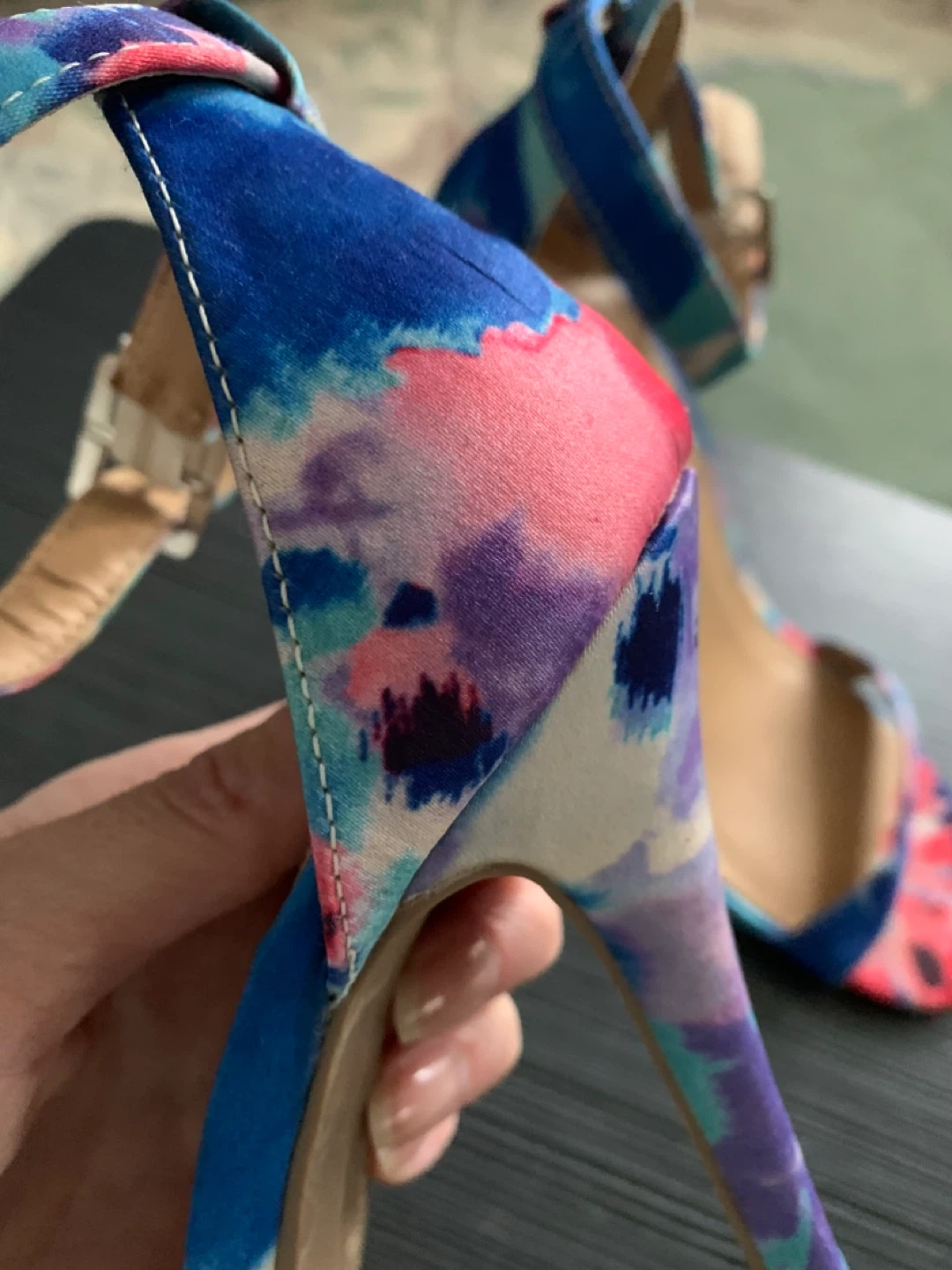 New Tie Dye Heeled Sandals - size 6 - photo 3