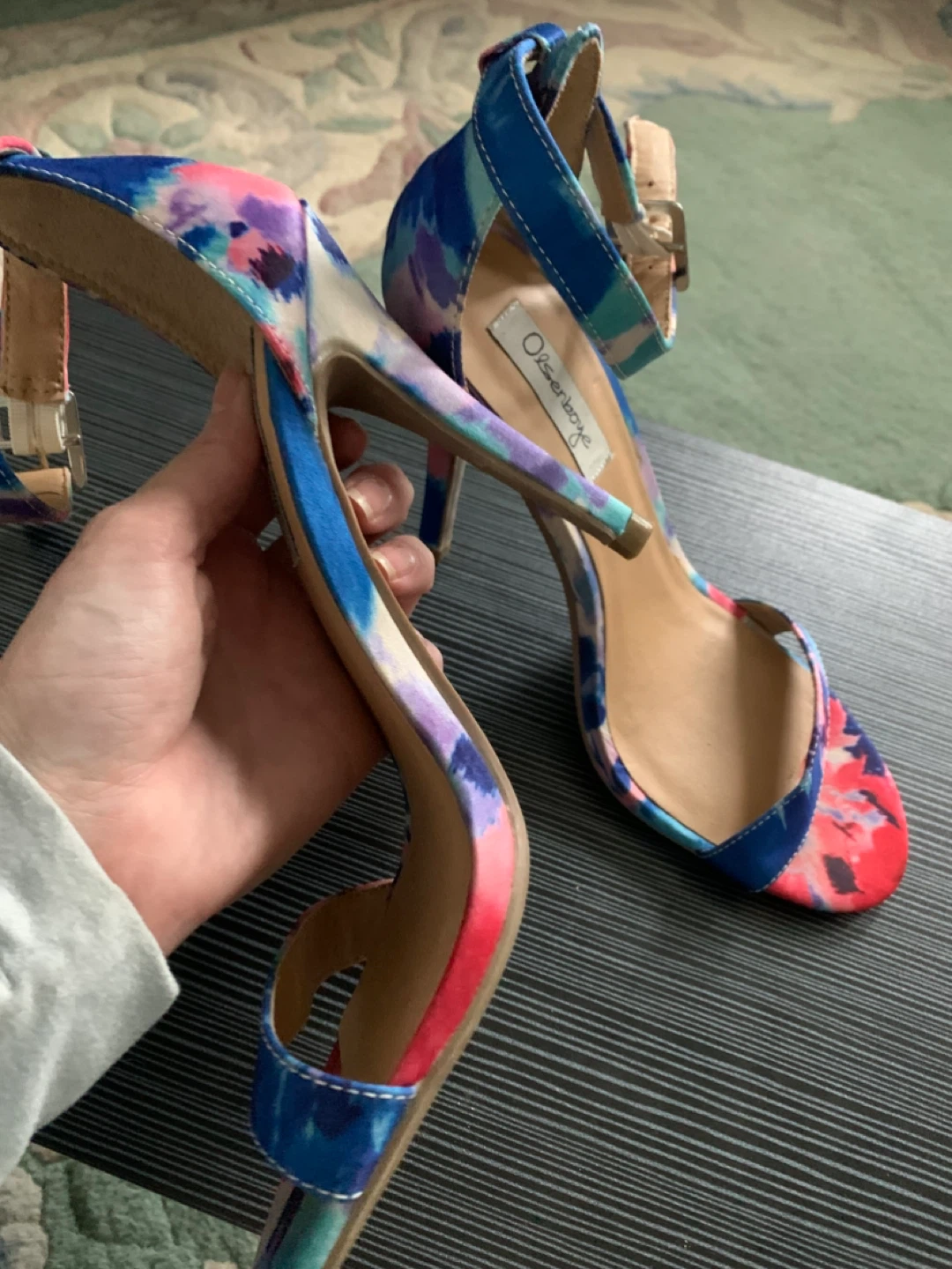 New Tie Dye Heeled Sandals - size 6 - photo 4
