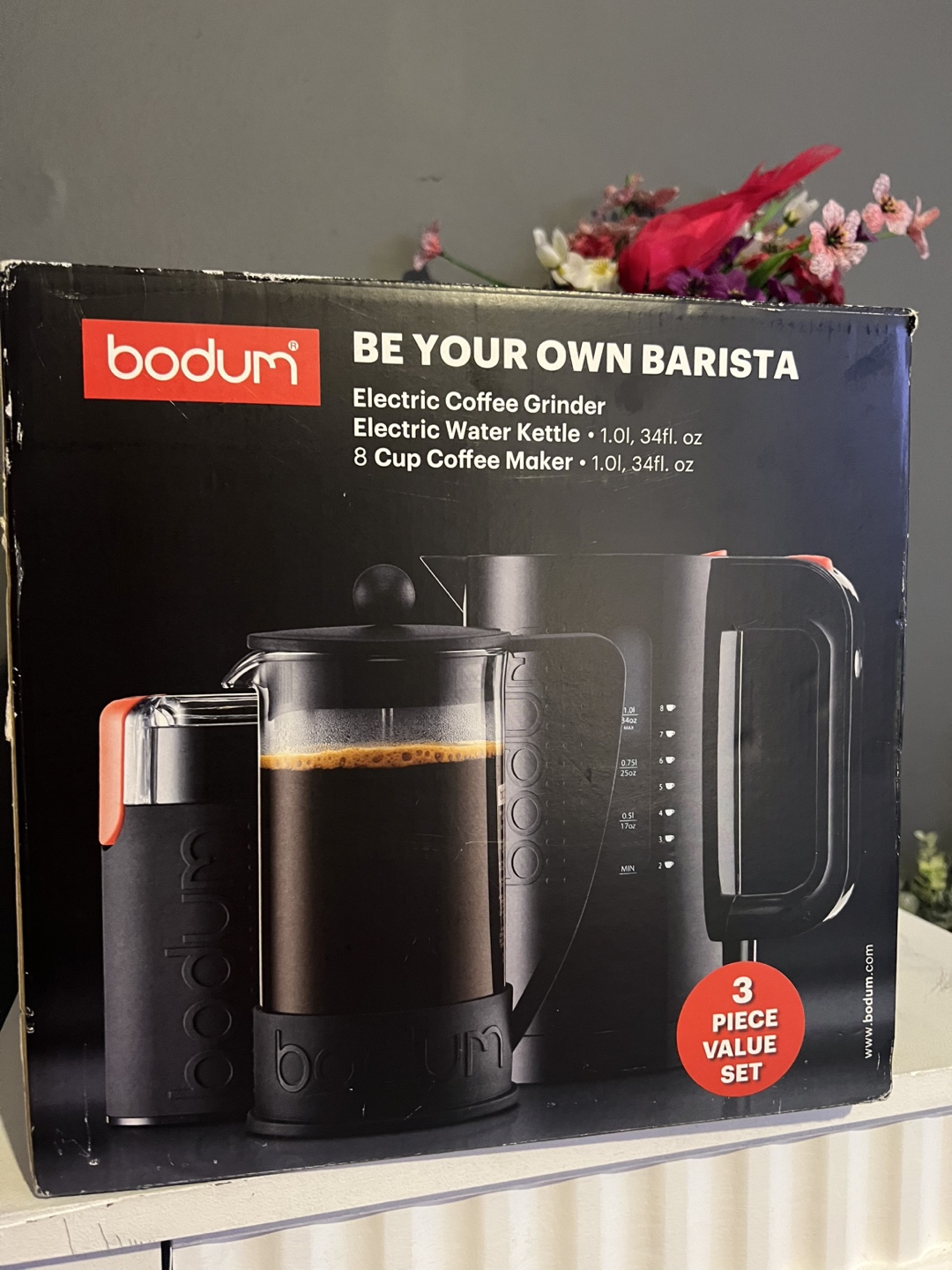 Bodum Devez Barista 3-Piece Coffee Set