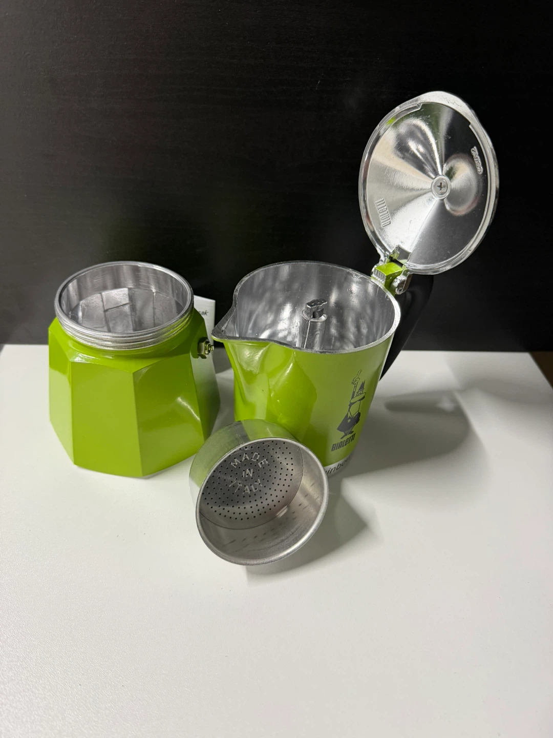 Bialetti Rainbow Moka Pot - Lime Green - photo 5