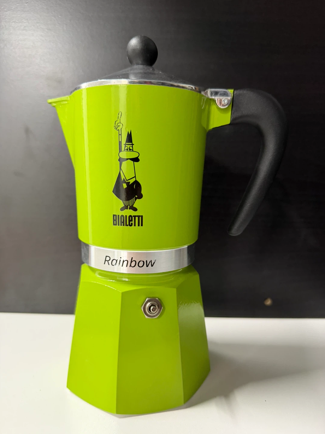 Bialetti Rainbow Moka Pot - Lime Green - photo 4