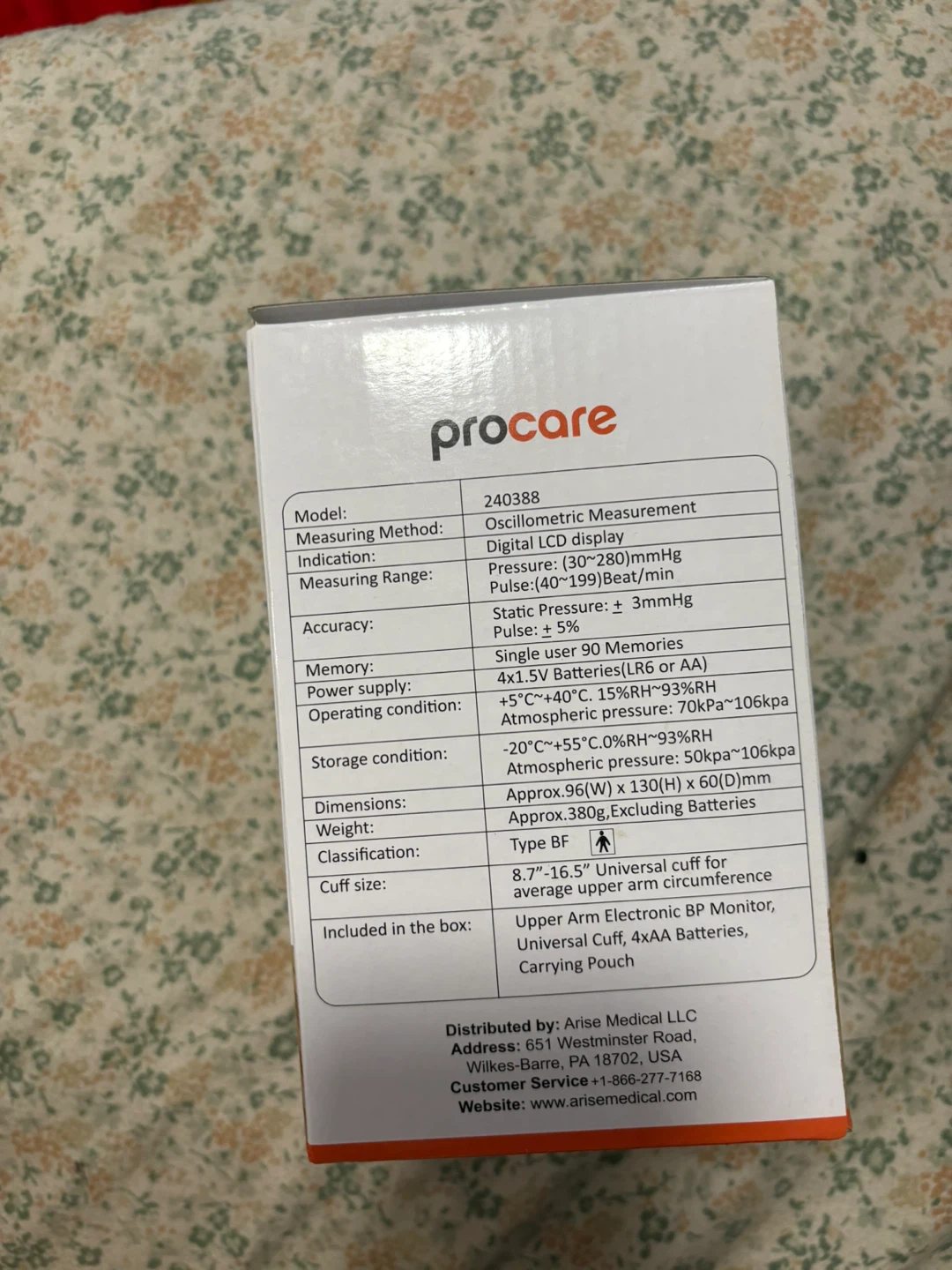 ProCare Upper Arm Electronic Blood Pressure Monitor - photo 4