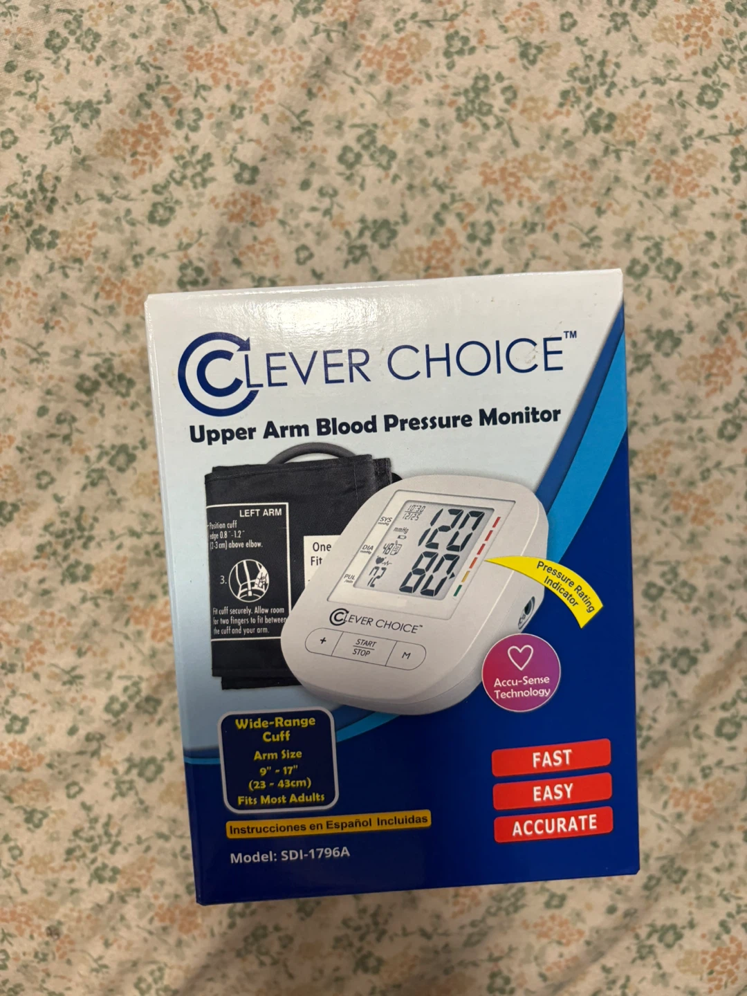 Clever Choice Upper Arm Blood Pressure Monitor