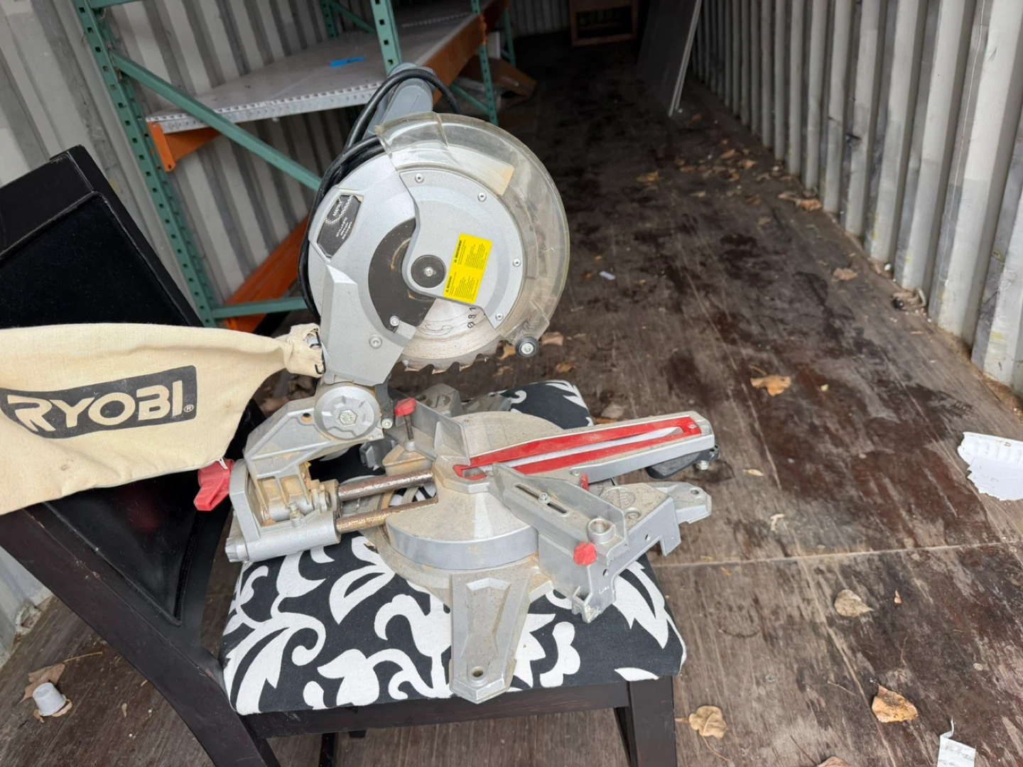 Ryobi Compound Miter Saw with Dust Bag