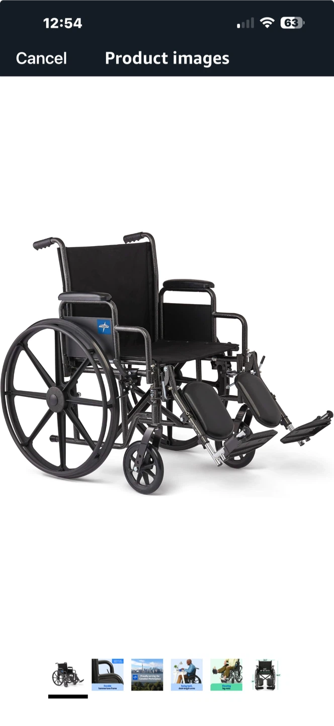 Guardian K1 Wheelchair with Elevating Leg Rests