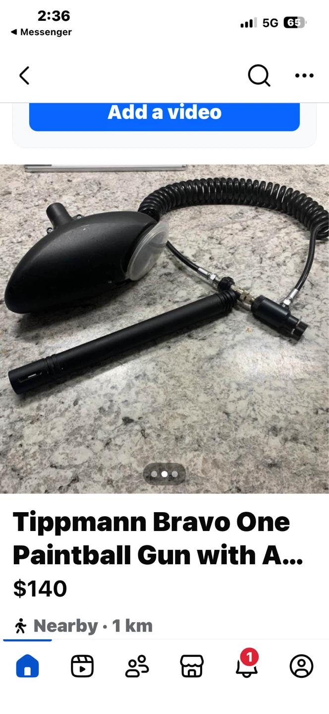 Tippmann Bravo One Paintball Gun - photo 2