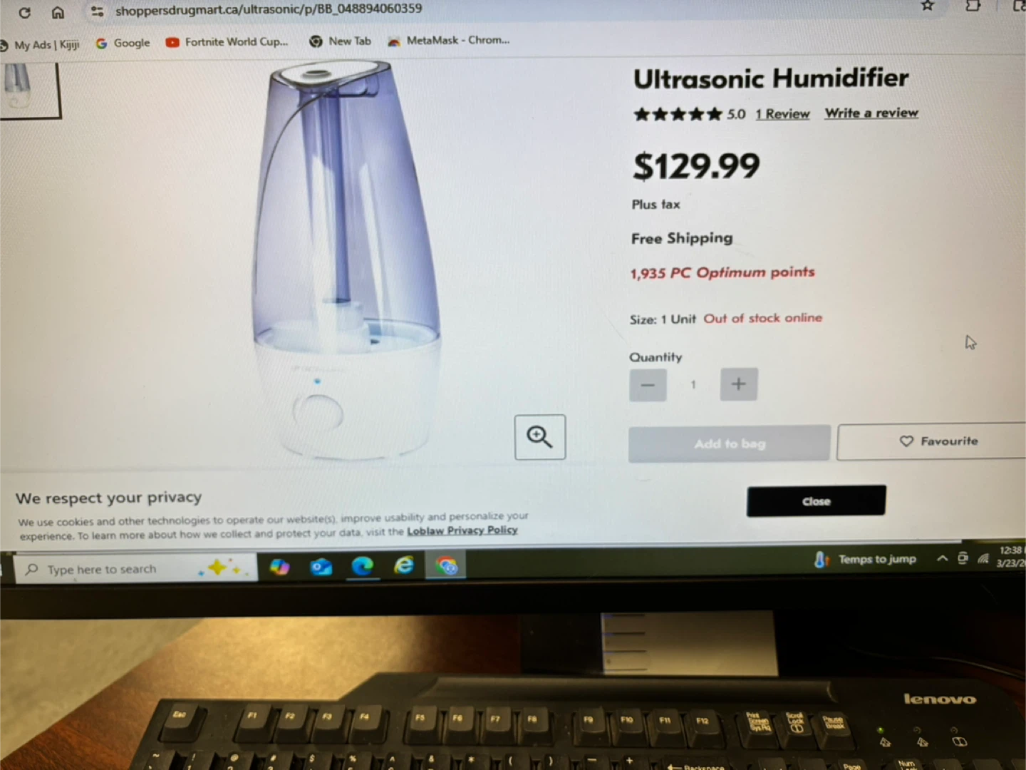 Bionaire Ultrasonic Humidifier - photo 4