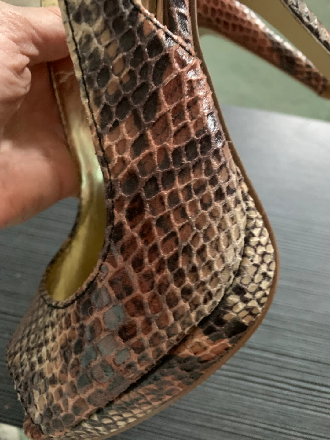 Style & Co. Slingback Heels - Snake Print size 6 - photo 4