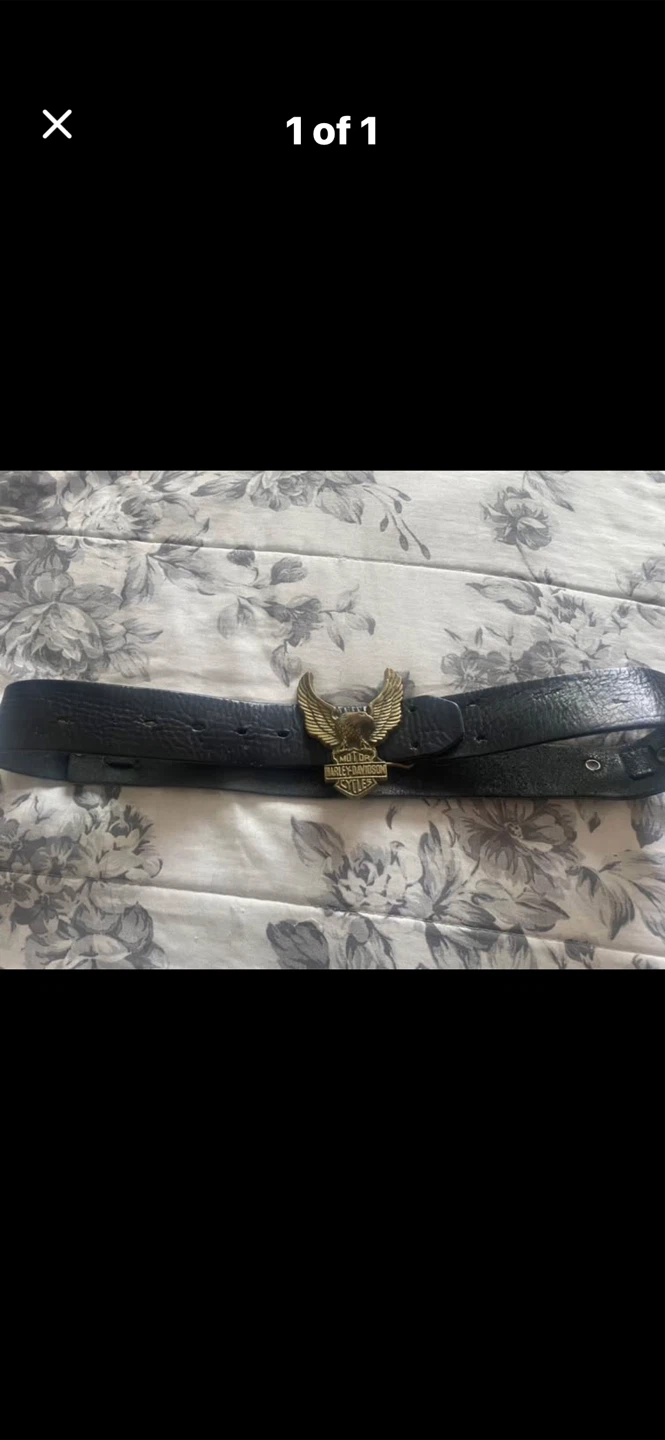 Harley-Davidson Belt with Eagle Buckle
