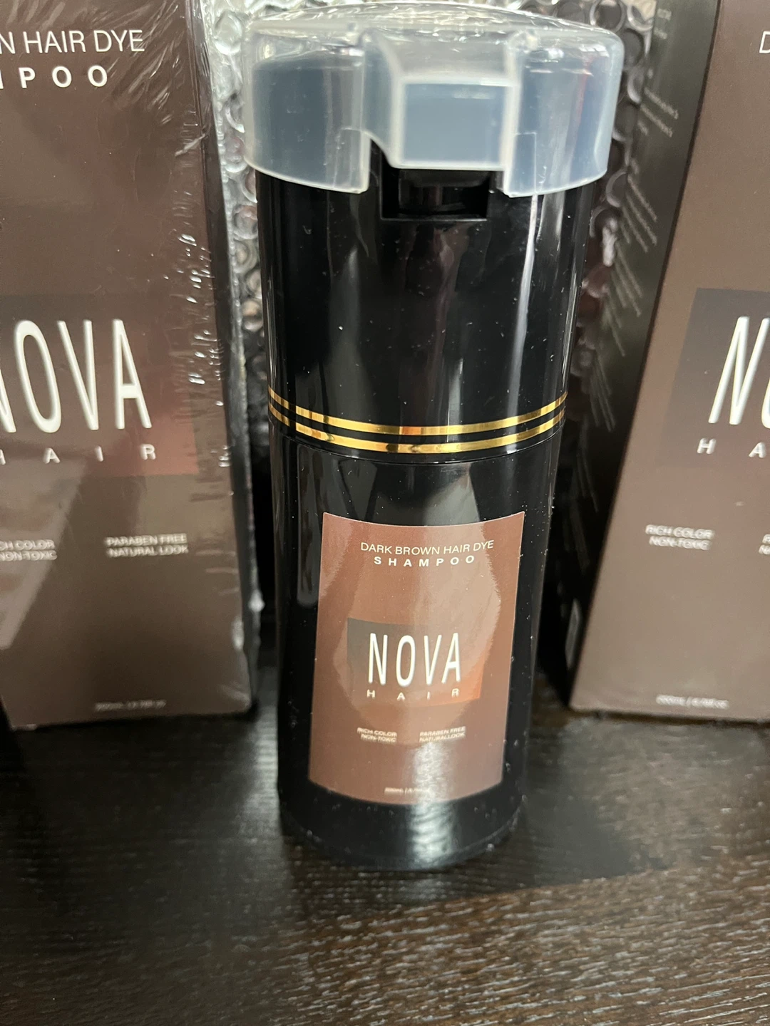 3 for $100. Nova Hair Dark Brown Hair Dye Shampoo - photo 2