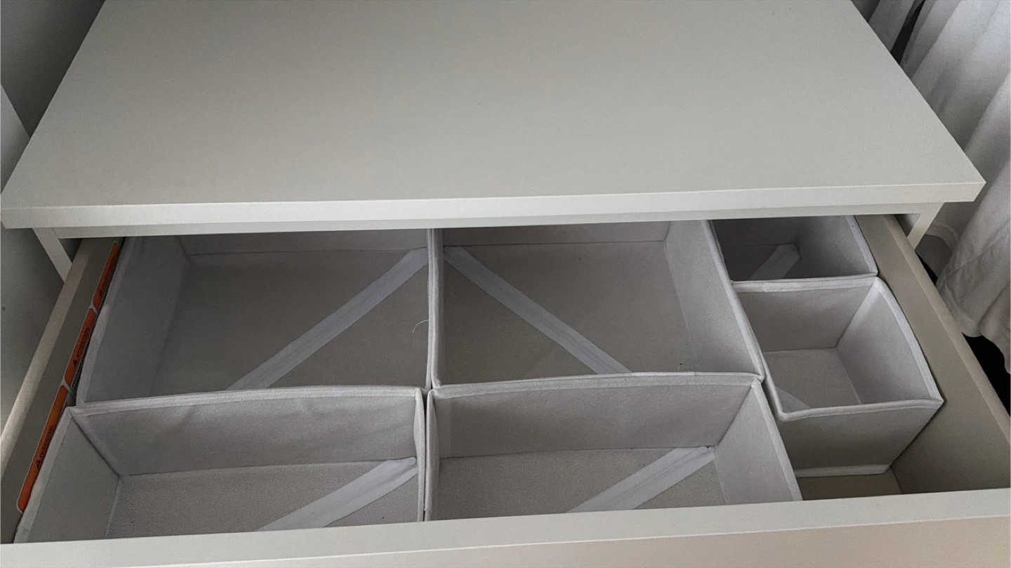 IKEA MALM 4-Drawer Dresser, White - photo 3
