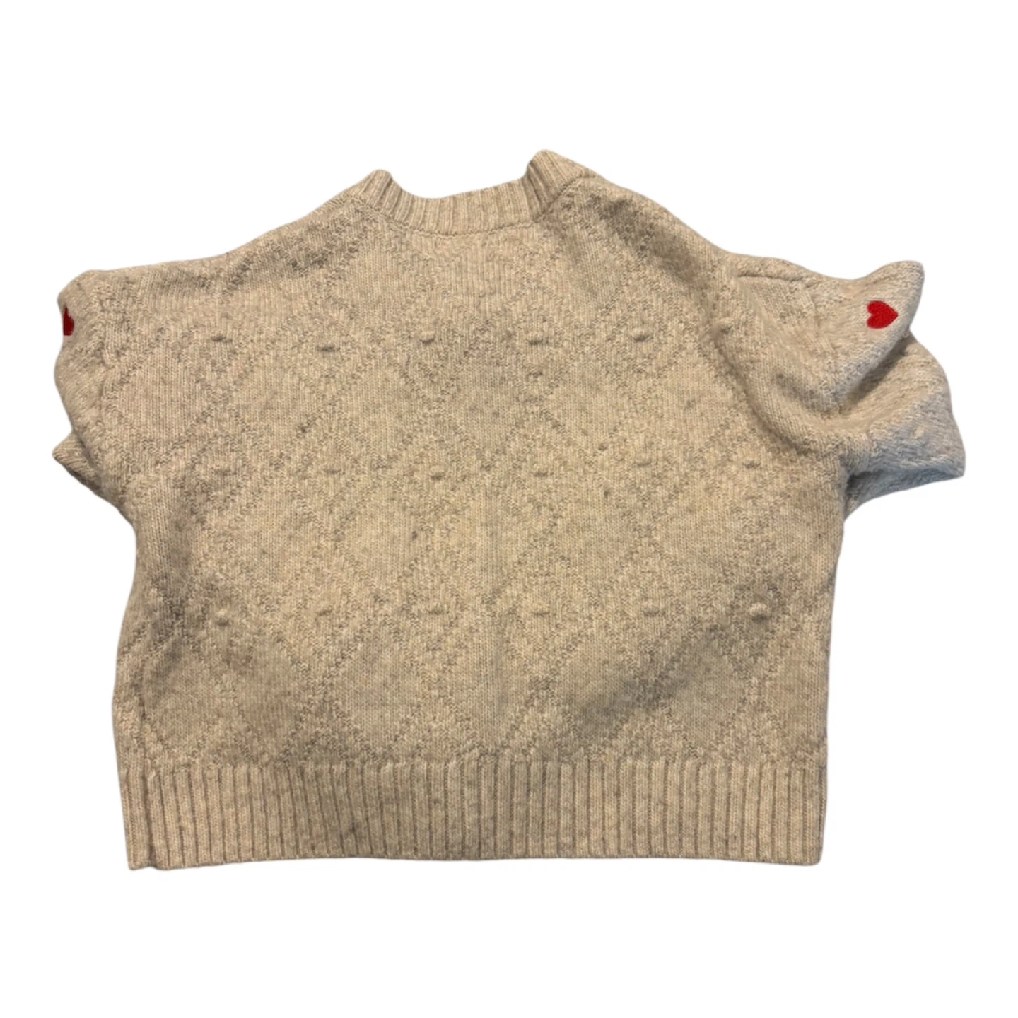 Jessica Simpson Girls' Cardigan Sweater with Red Hearts - photo 3