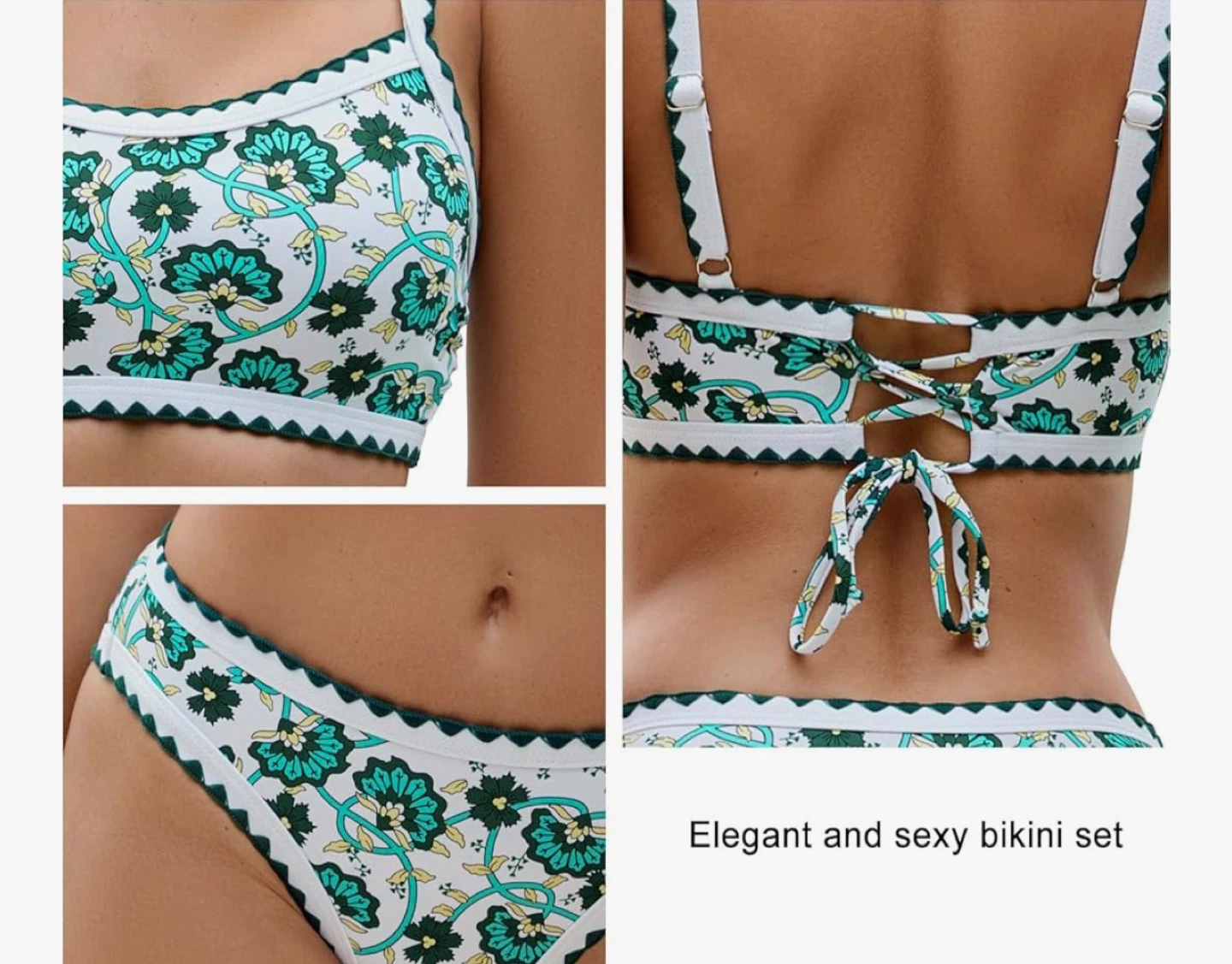 Floral Print Bikini Set - photo 3