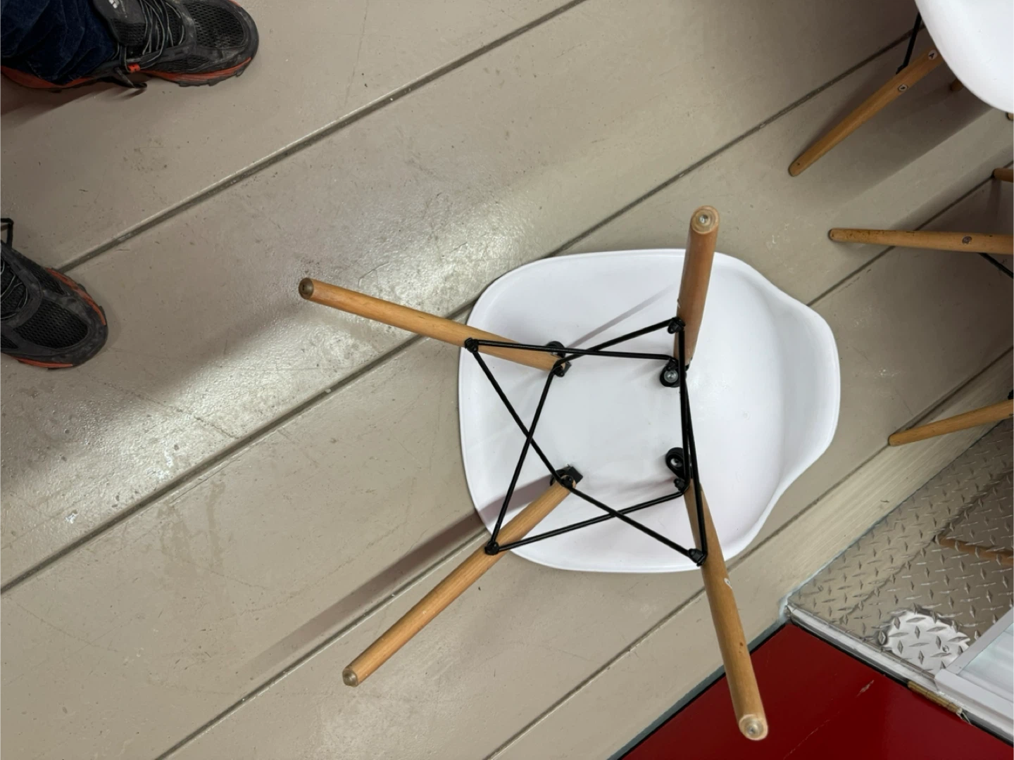 White Eames Style Dining Chairs (Set of 4) - photo 4