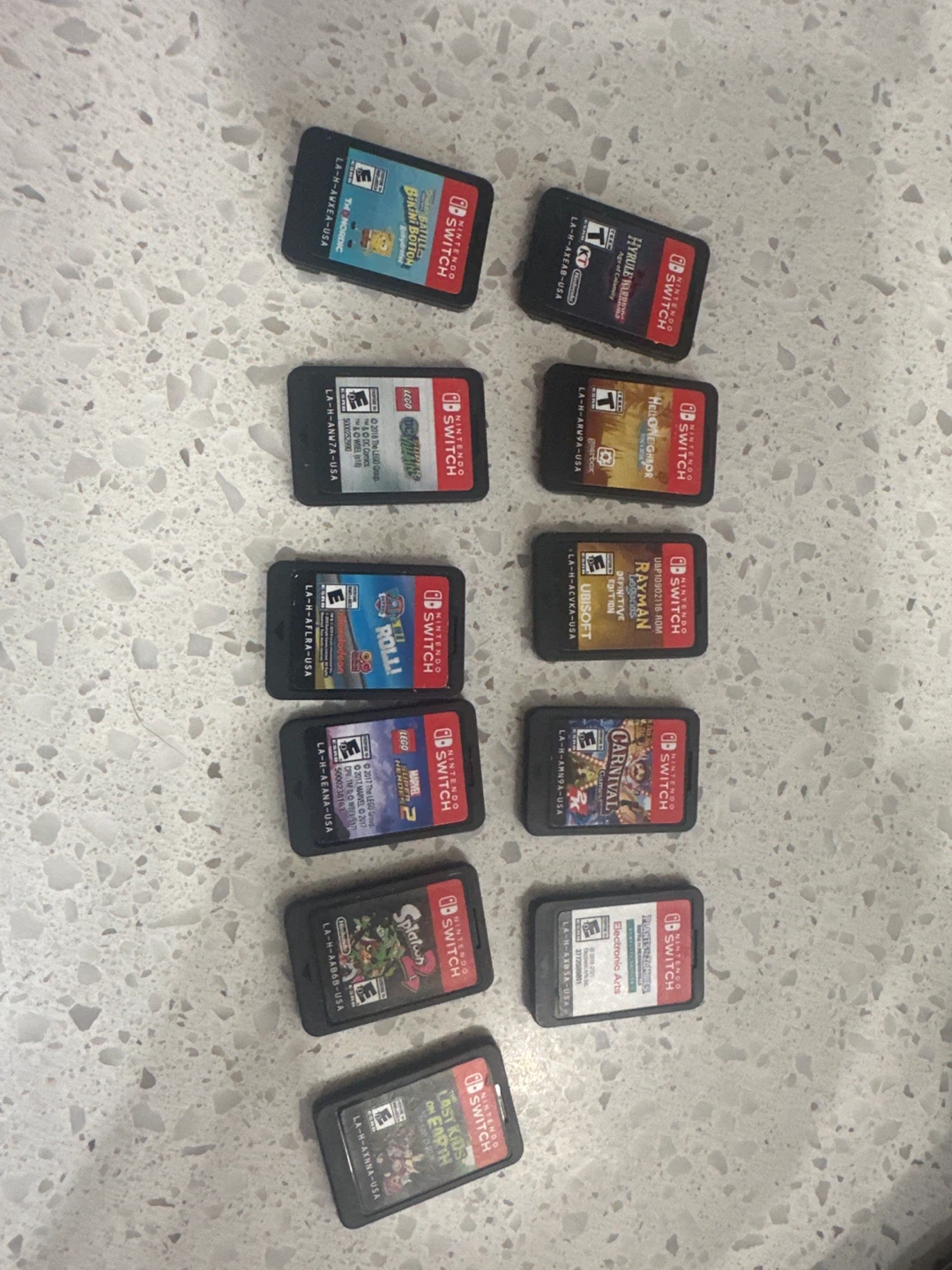 Nintendo Switch Game Cartridges Bundle