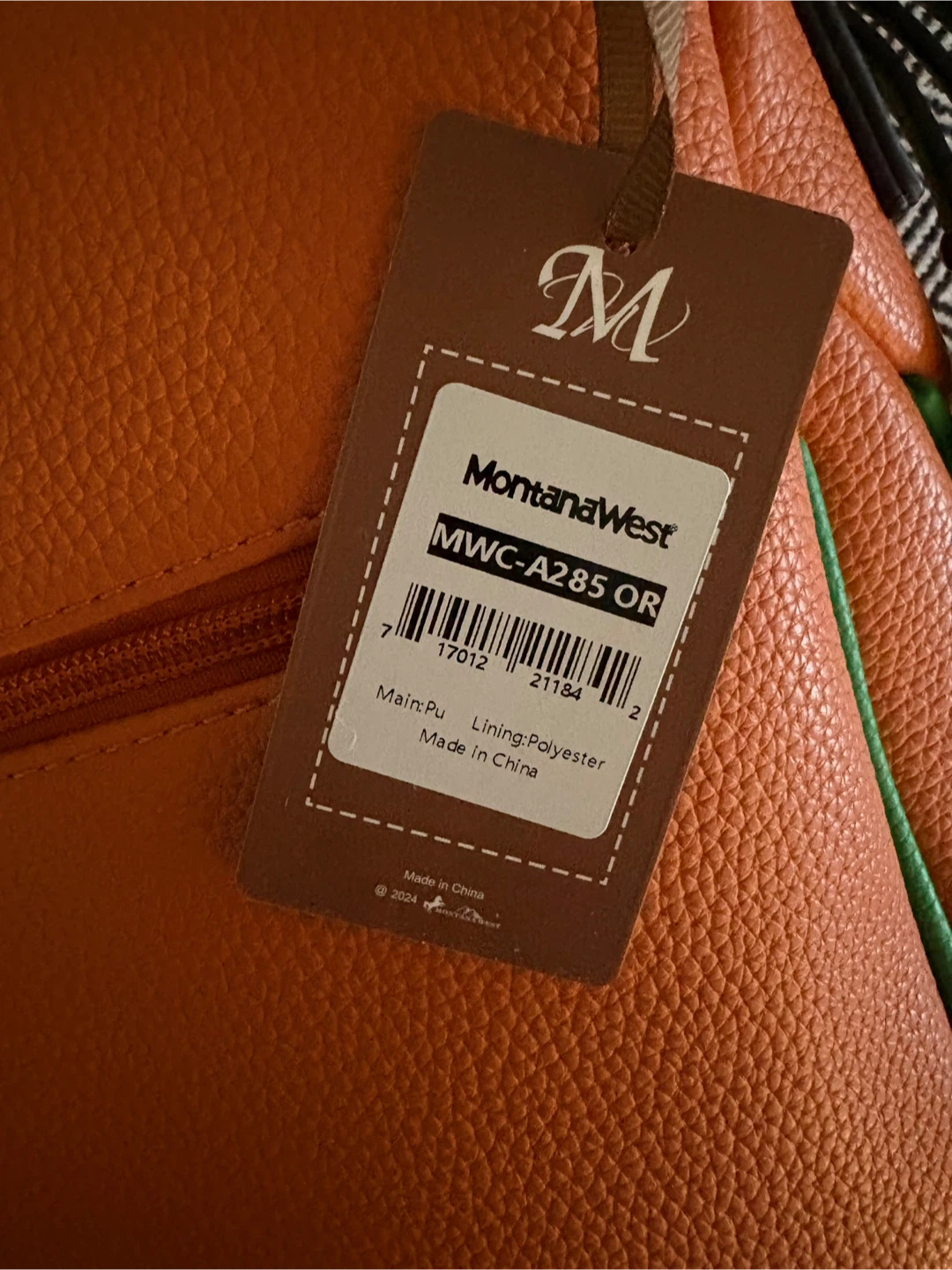 NWOT Montana West Orange Crossbody Bag - photo 3