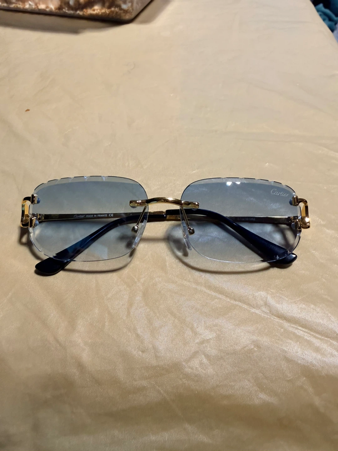 Cartier Rimless Gradient Sunglasses