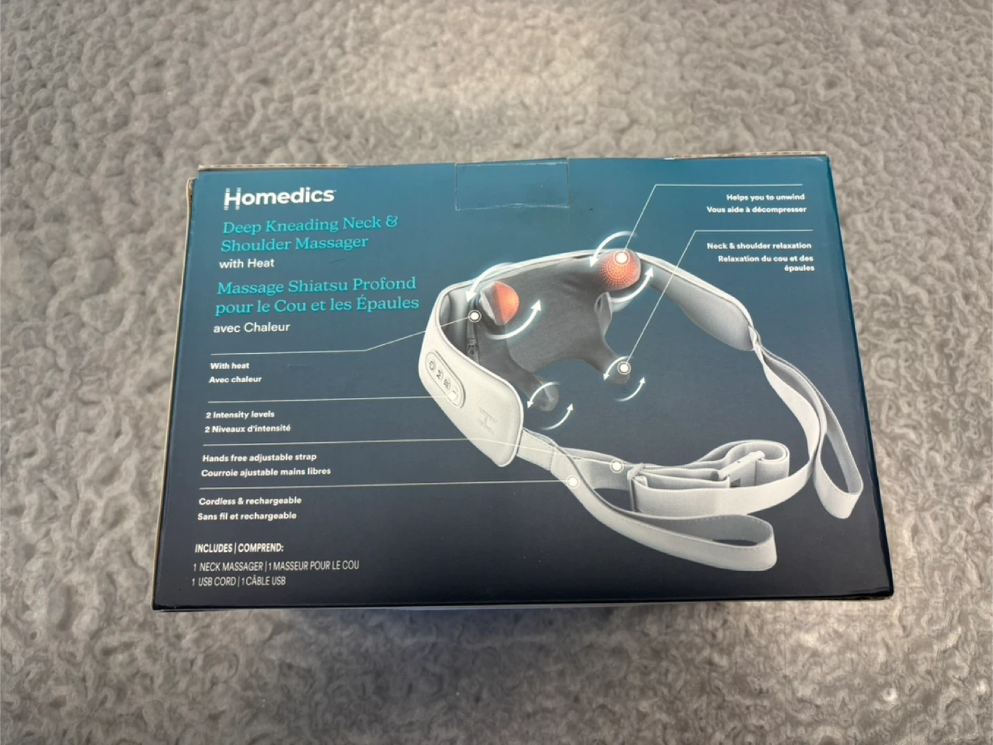 HoMedics Deep Kneading Neck & Shoulder Massager with Heat - photo 2