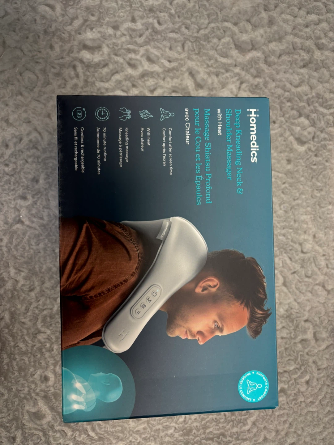 HoMedics Deep Kneading Neck & Shoulder Massager with Heat