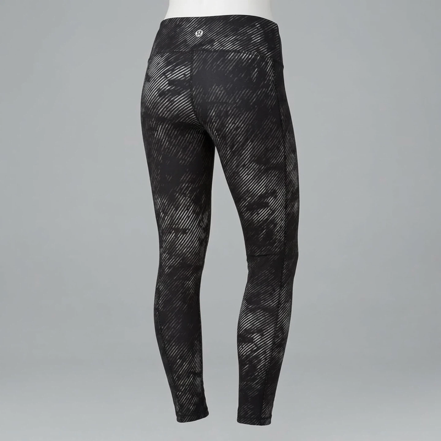 Lululemon Wunder Under High-Rise Leggings - Size 10 - Black/Whit