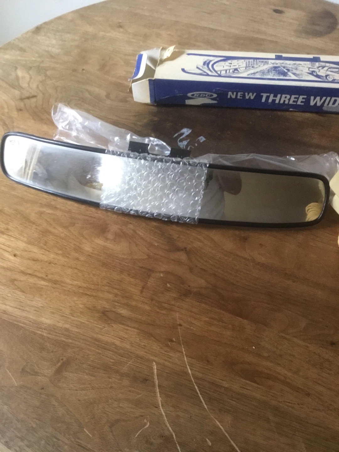 Three wide mirror