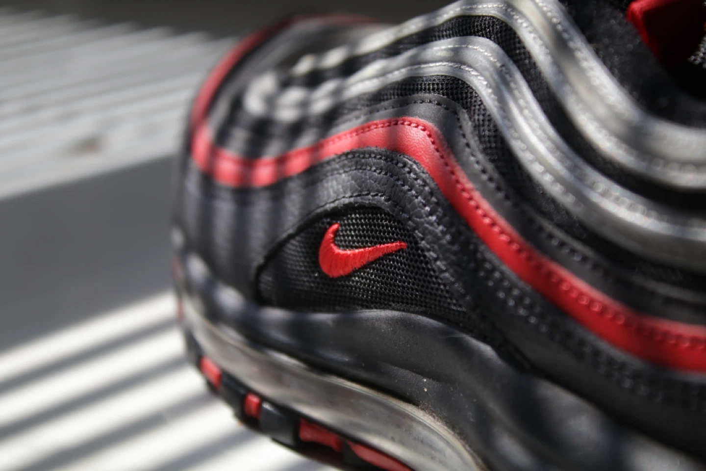 Nike Air Max 97 "Japan" Black Red Silver - photo 2