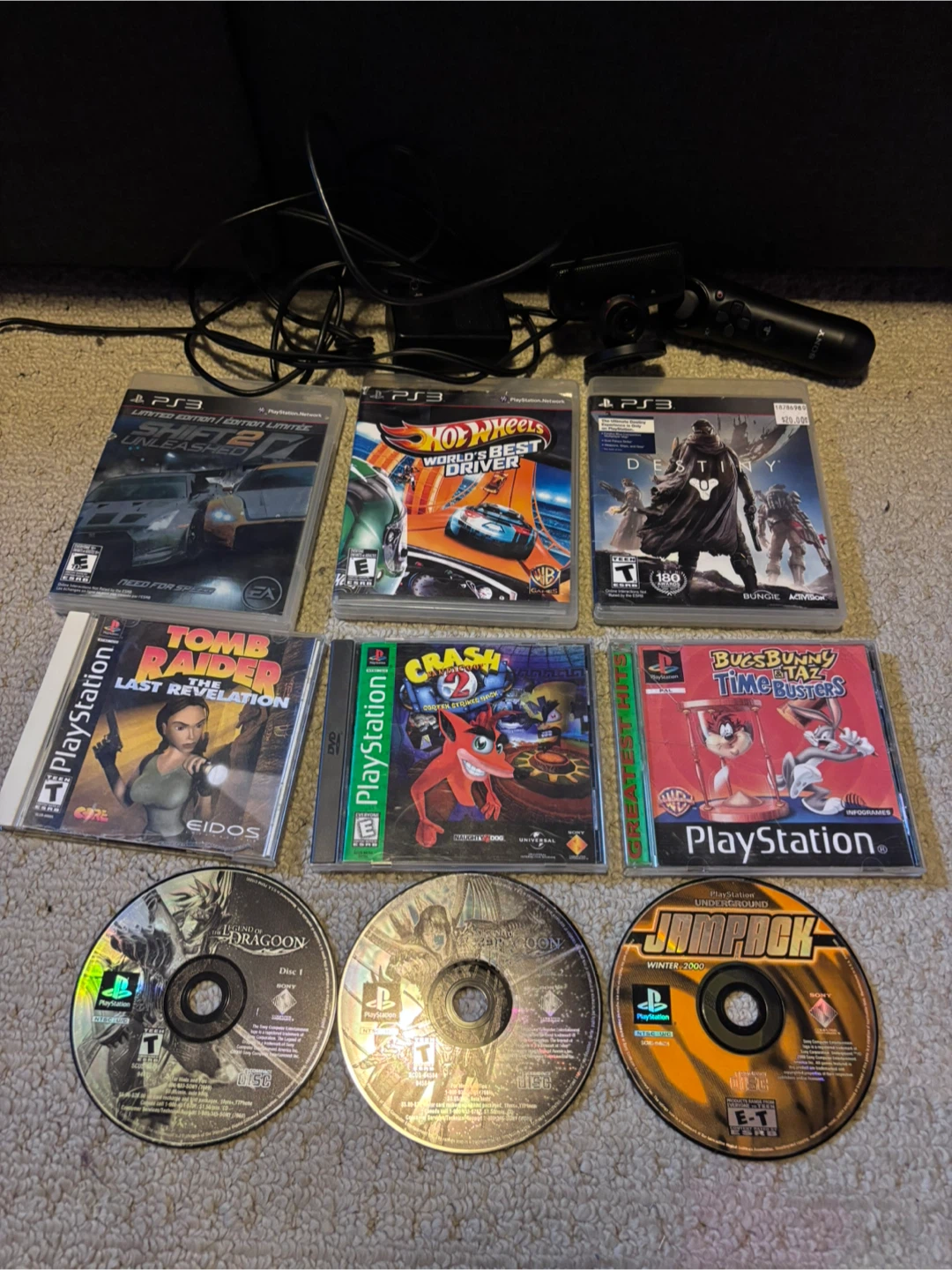 Playstation games and accessories