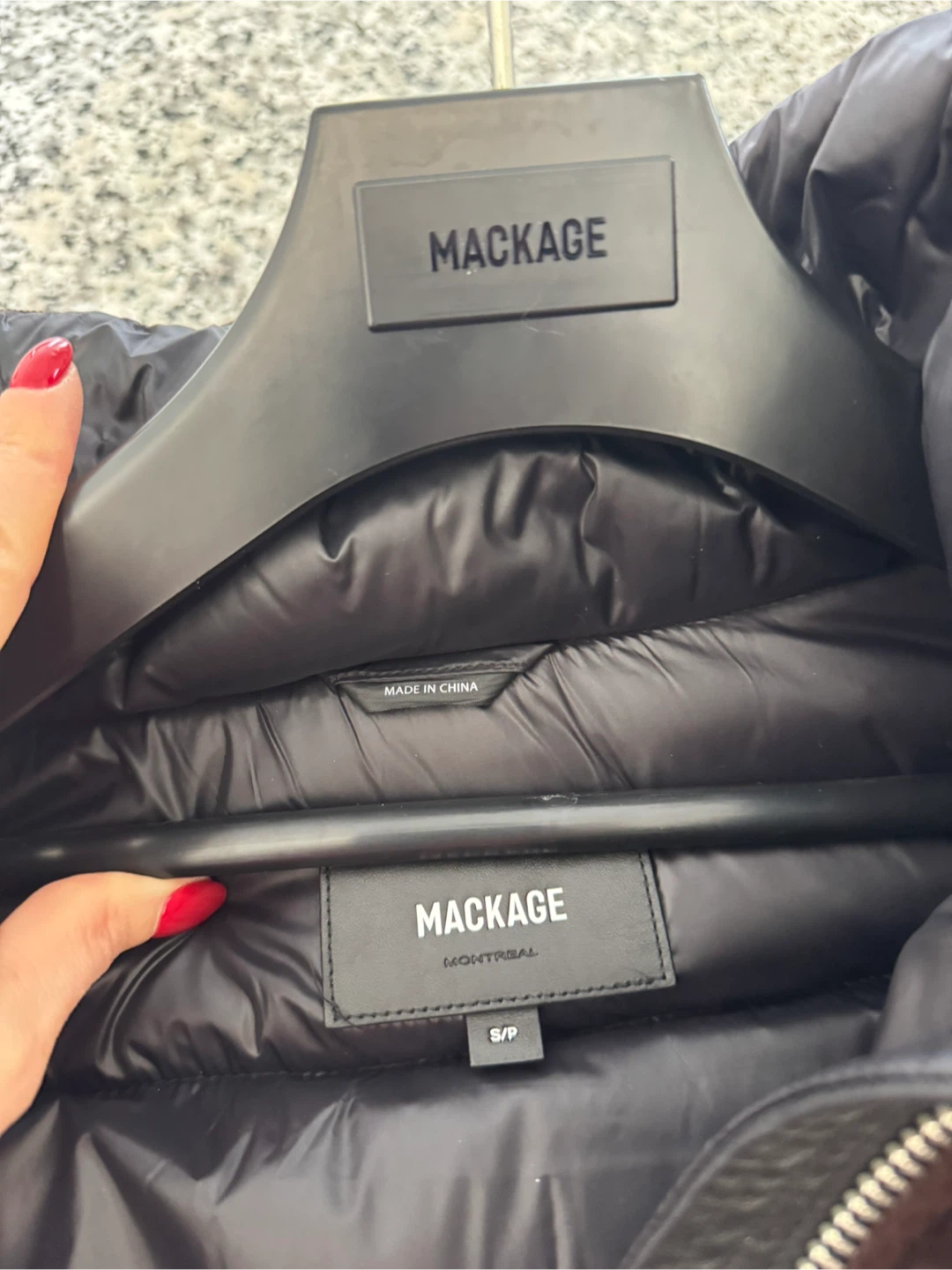 MACKAGE Brown Velvet Puffer Jacket Size S/P - photo 3