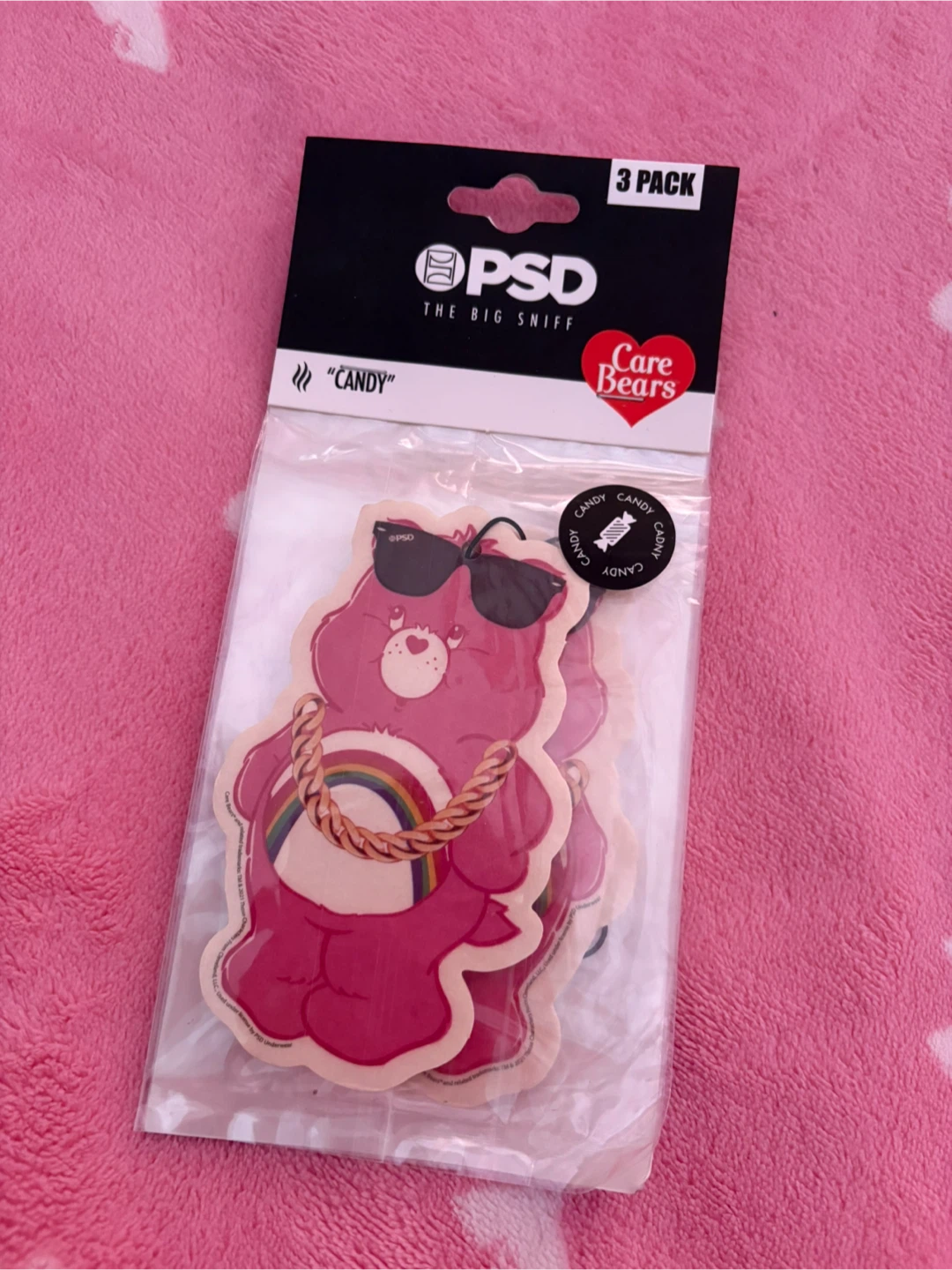PSD Care Bears "Candy" Scent Air Freshener 3 Pack
