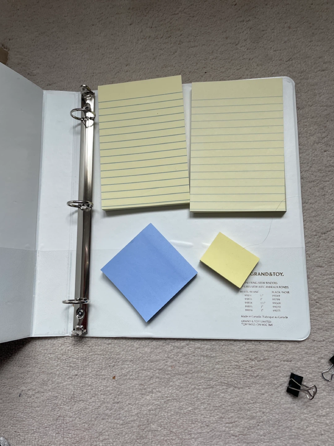 Assorted Office Supplies with Binder - photo 2