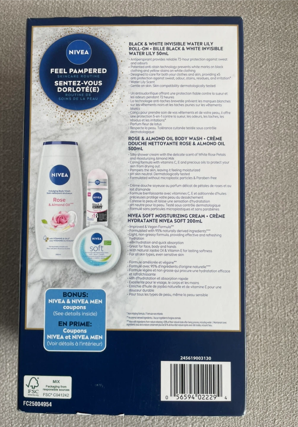 NIVEA Feel Pampered Skincare Routine Gift Set - photo 2