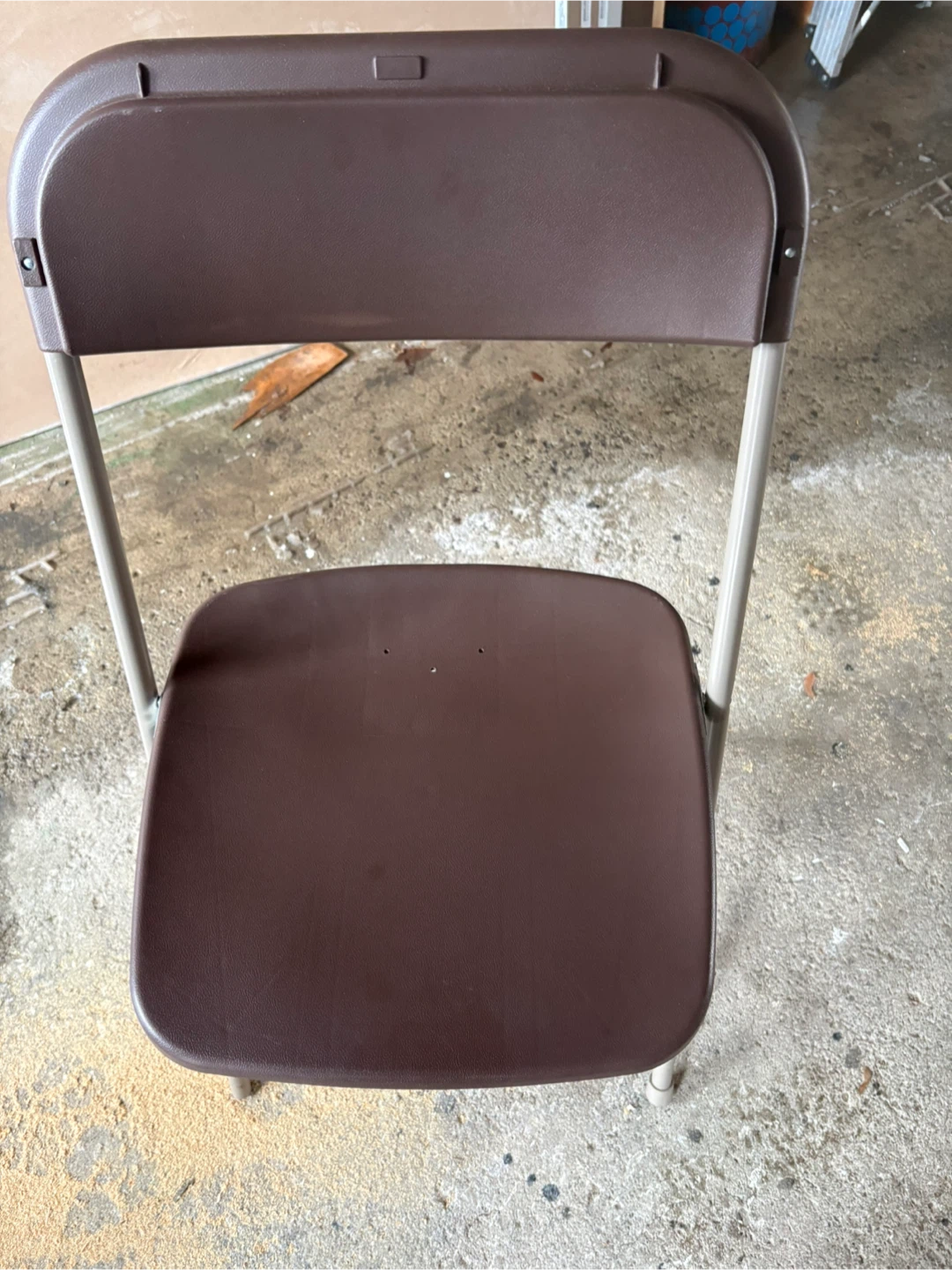 Brown Folding Chairs - 17 total