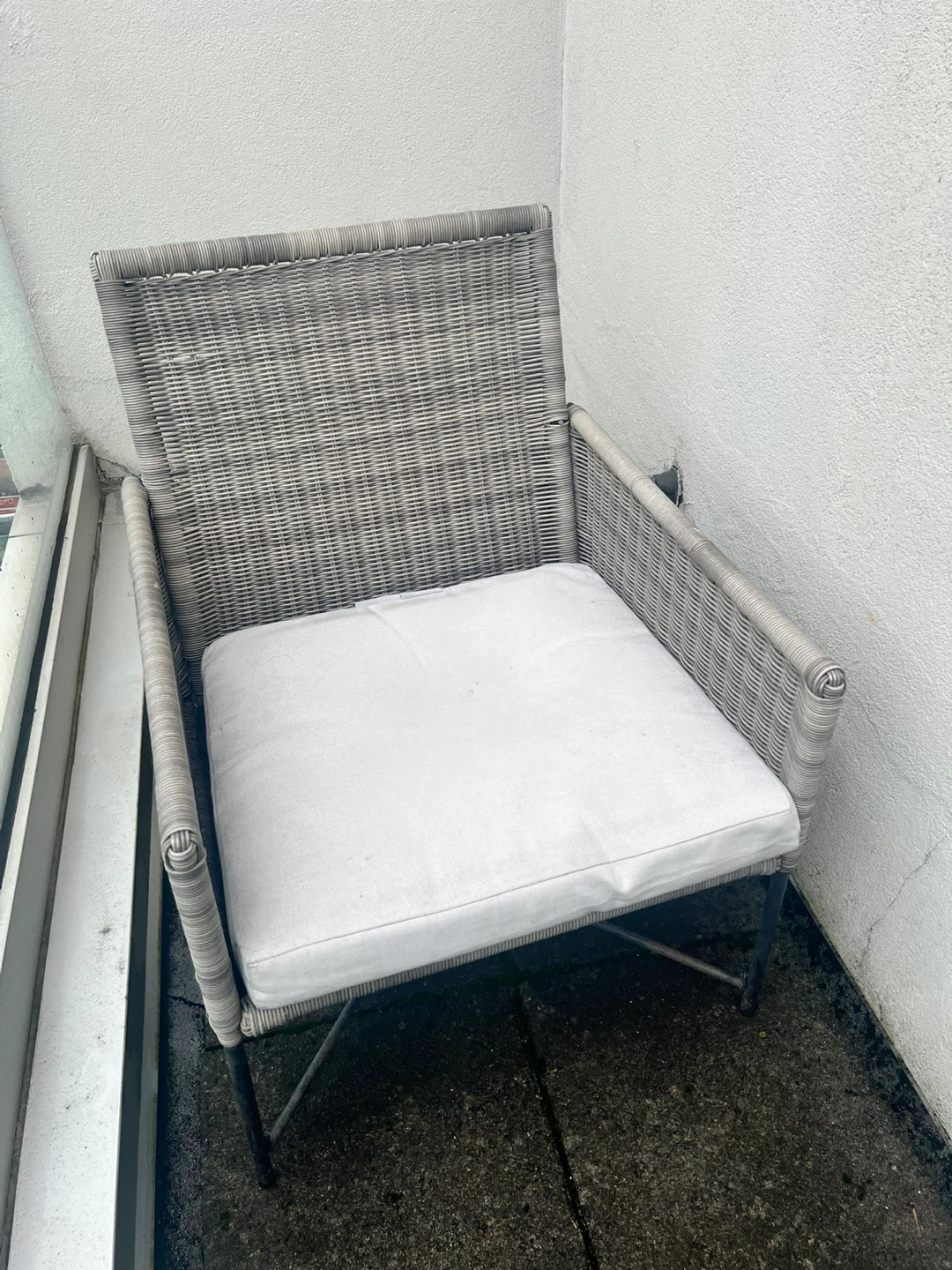 Wicker Patio Chairs and Table Set - photo 3