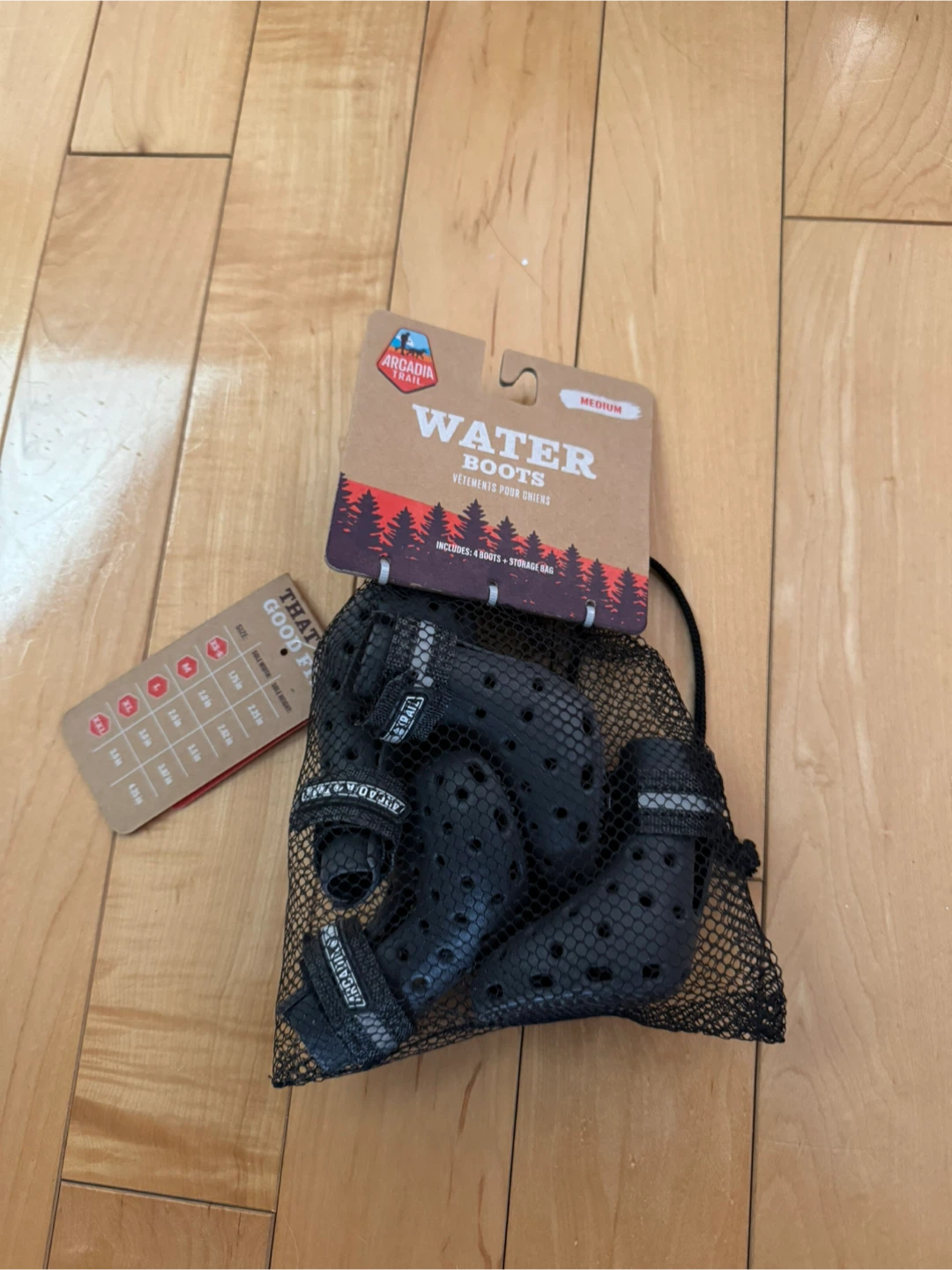 NEW Arcadia Trail Water Boots for Dogs - Medium