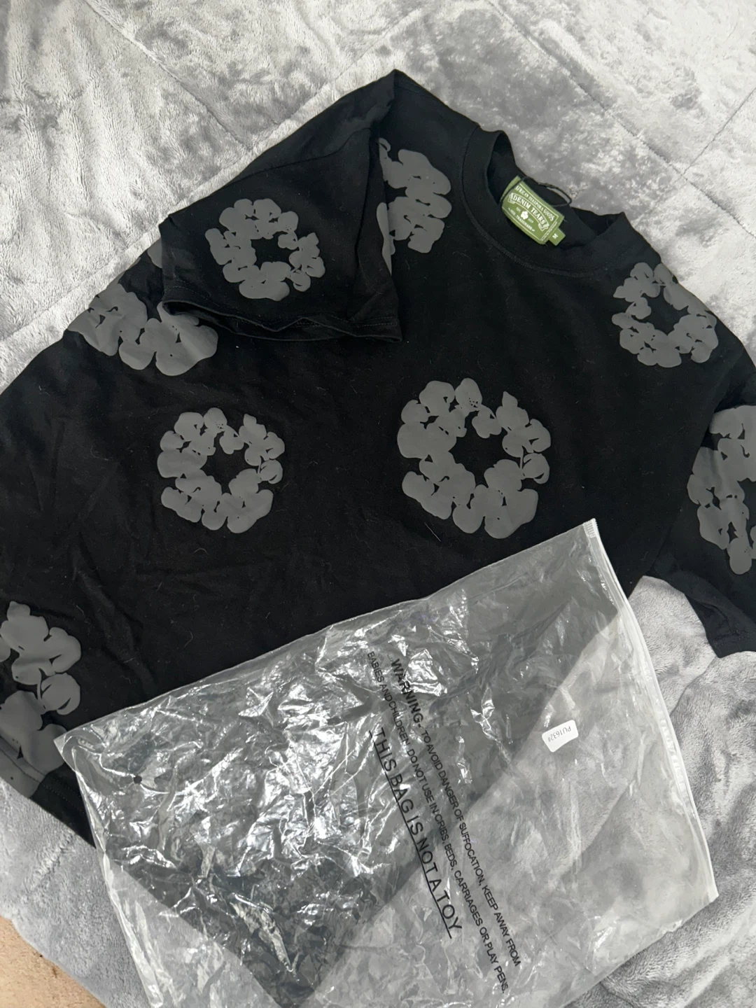 Denim Tears Black T-Shirt - Size M - photo 3
