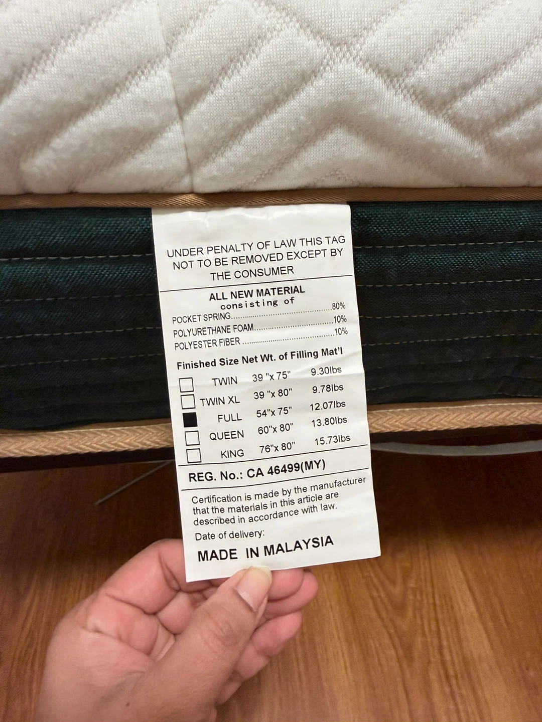 Full Size Mattress - photo 2