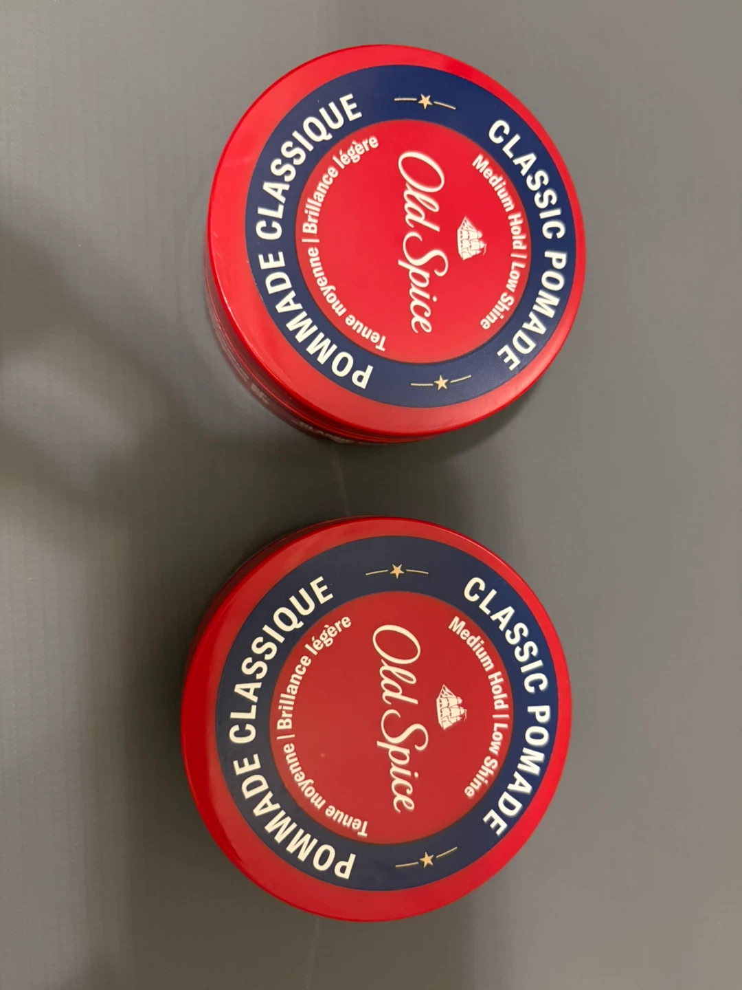 Old Spice Classic Pomade - Medium Hold, Low Shine (2 Pack)