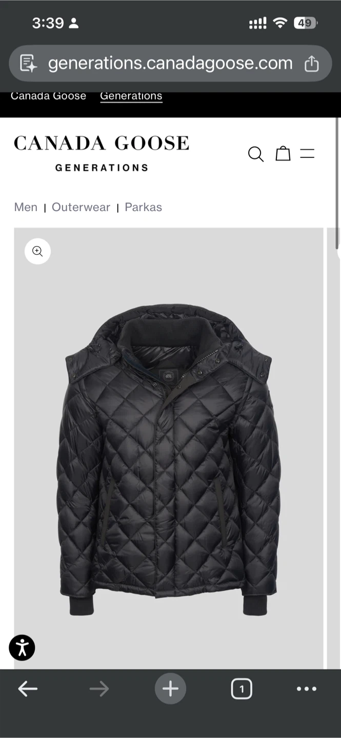 Canada Goose Hendrikson Coat Black Label - photo 2