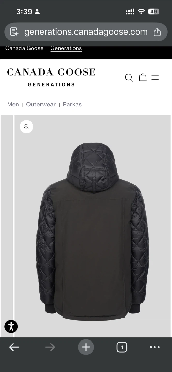 Canada Goose Hendrikson Coat Black Label - photo 3