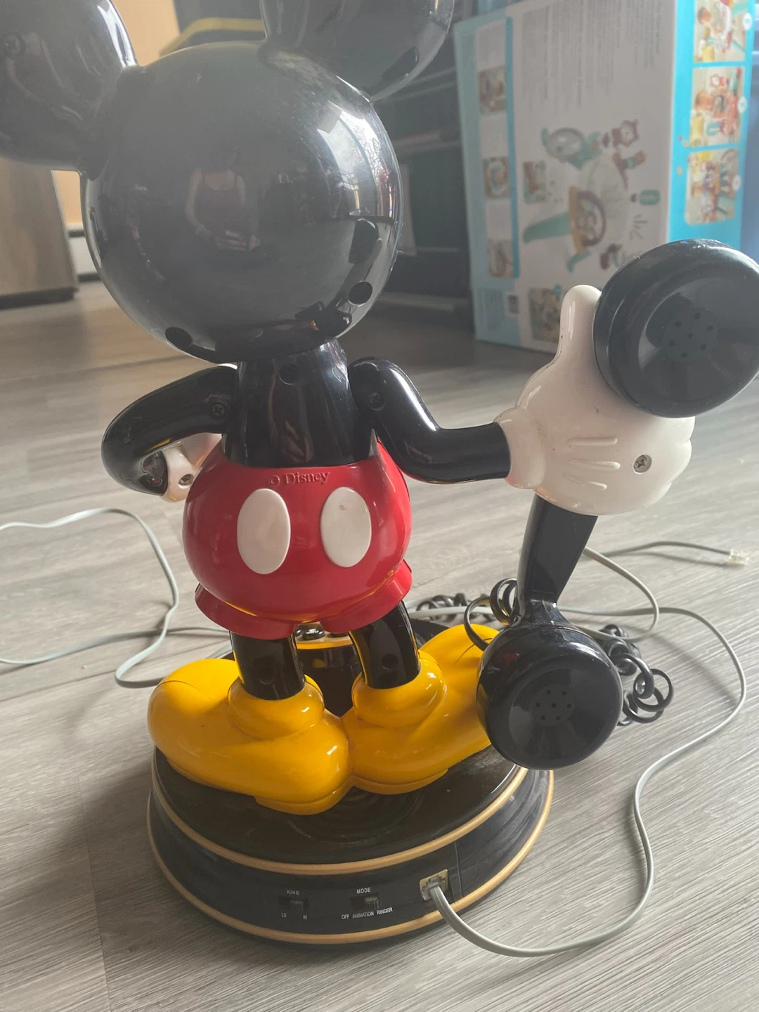 Disney Mickey Mouse Vintage Rotary Corded Phone - photo 2