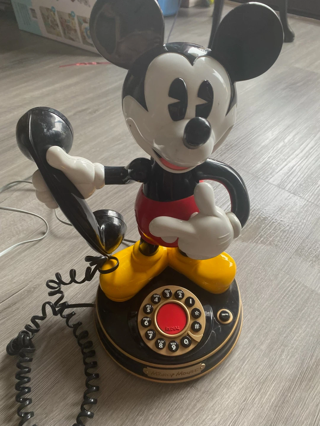 Disney Mickey Mouse Vintage Rotary Corded Phone