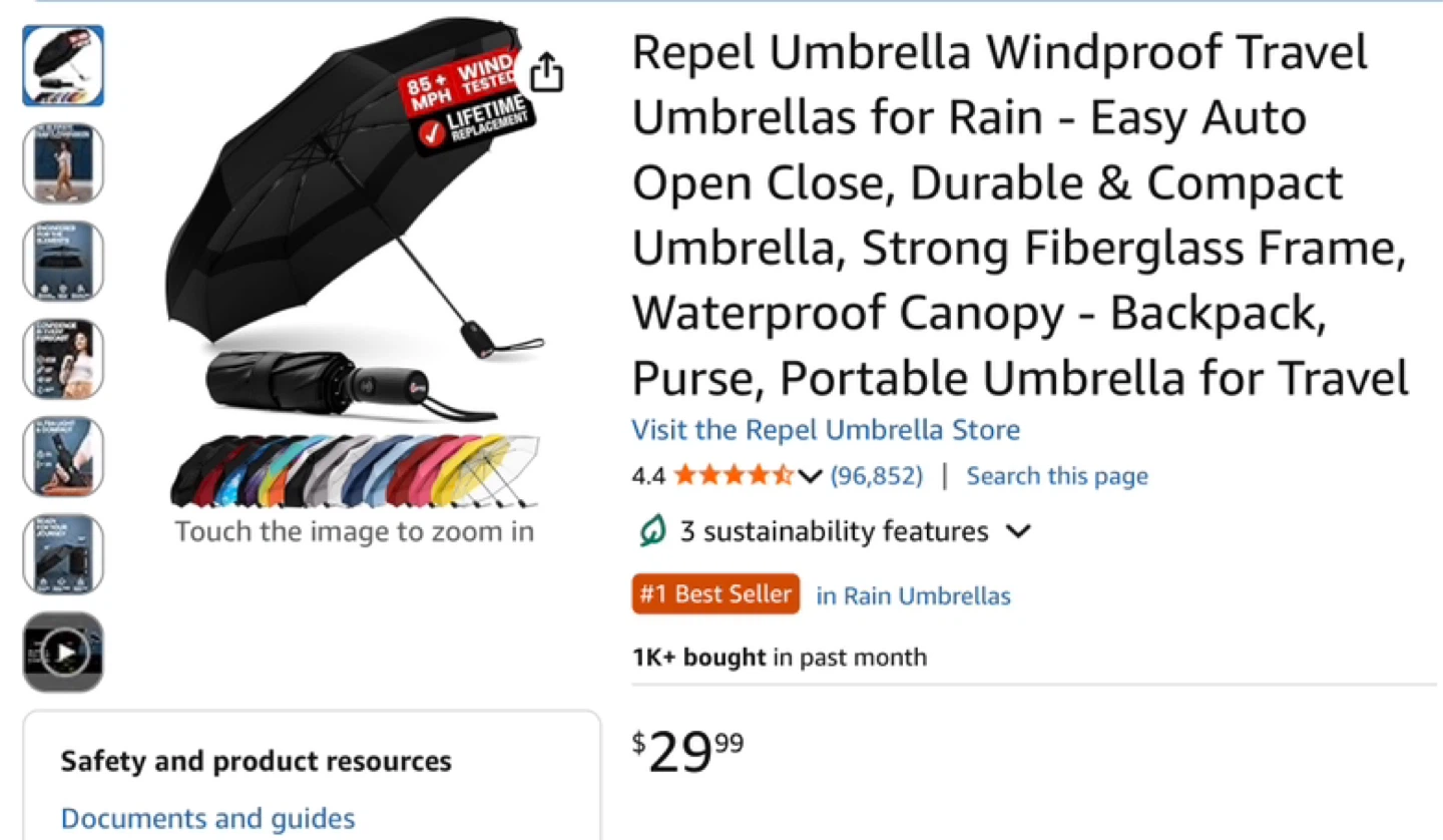 Repel Umbrella - photo 2