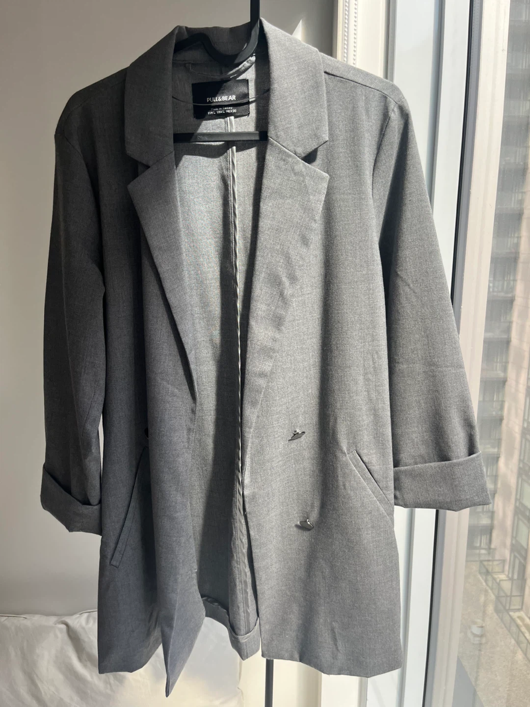 NEW Double-Breasted Blazer - Size L - photo 3