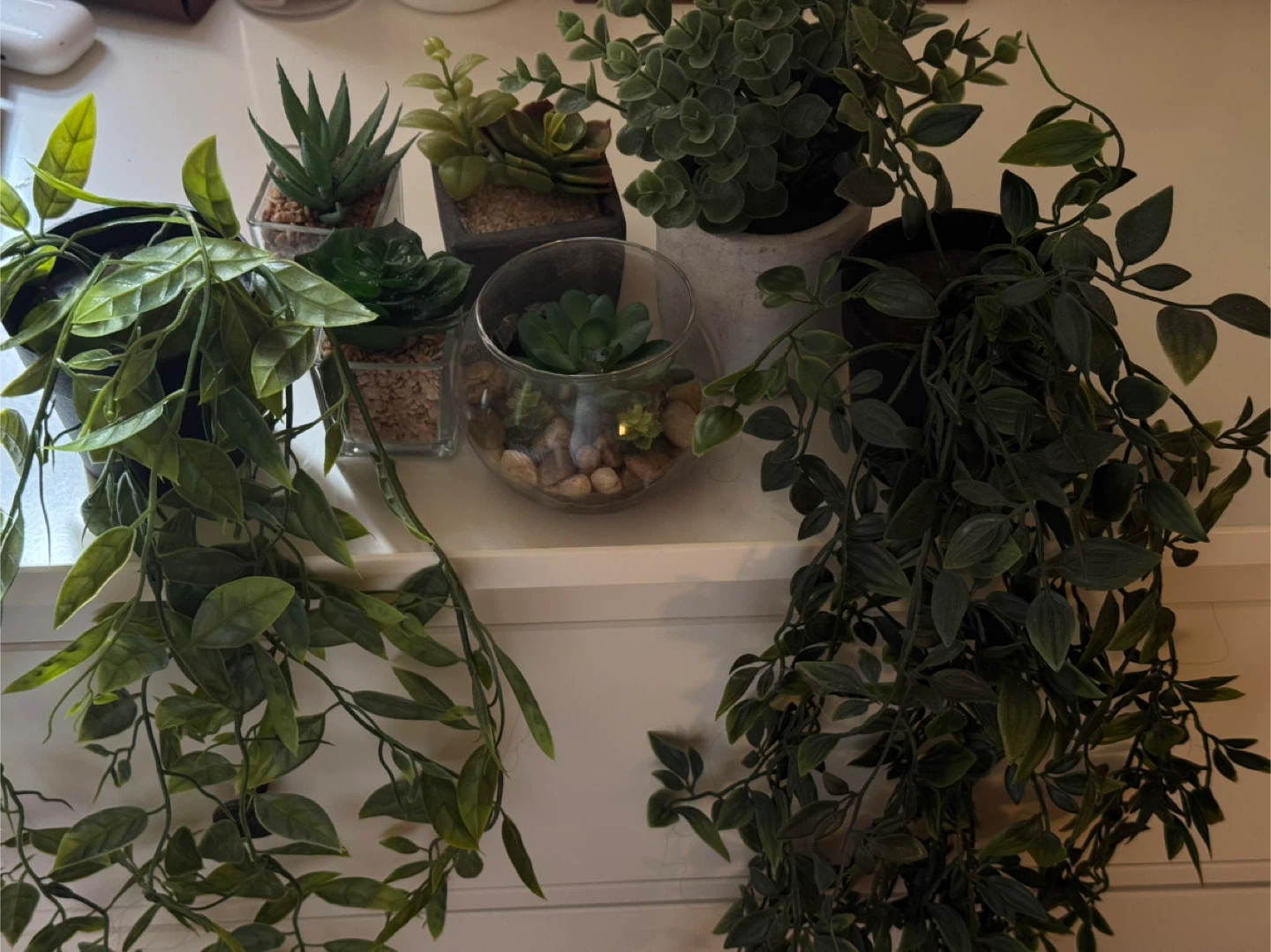 Assorted Fake Succulents / Mini Faux Plant Decor Set