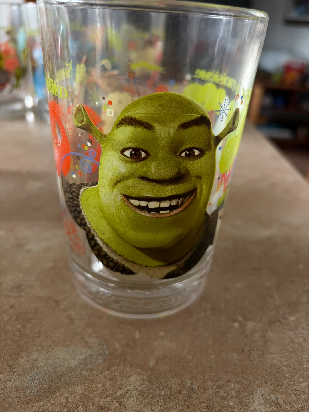 Shrek 3 Movie Glass